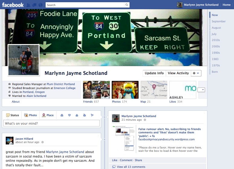 FacebookTimelineSchotland Facebook Timeline Marlynn Schotland